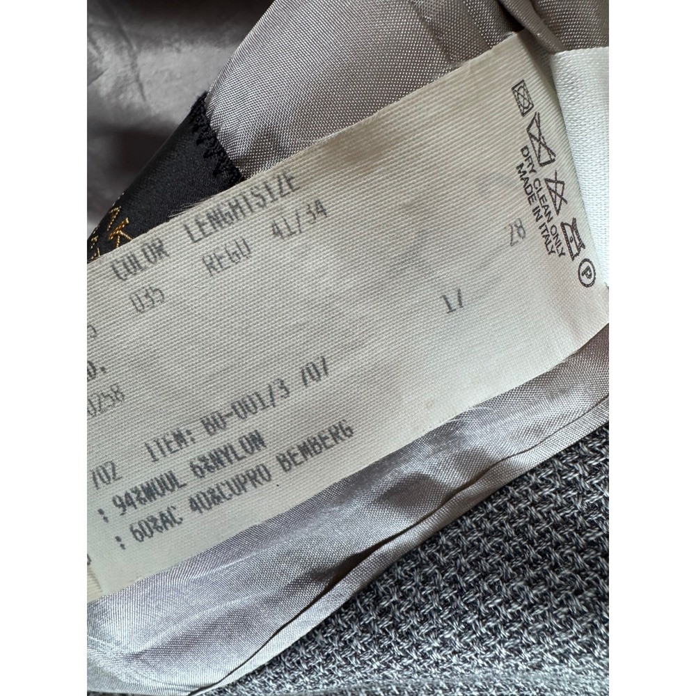 Donna Karan Signature 41R Wool Blend Blazer Jacket Made in Italy Excellent! - Picture 11 of 13